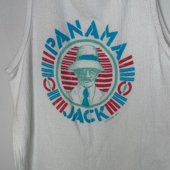 Panama Jack Throwback 90’s Y2K Vintage Beach Tank Top 100% Cotton - Picture 4 of 11